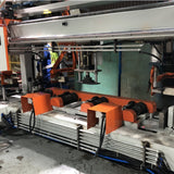 Automatic welding machine for boxback beam