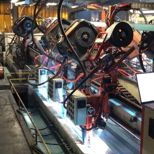 Panel welding equipment