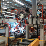 Automatic welding equipment for rear axle columns